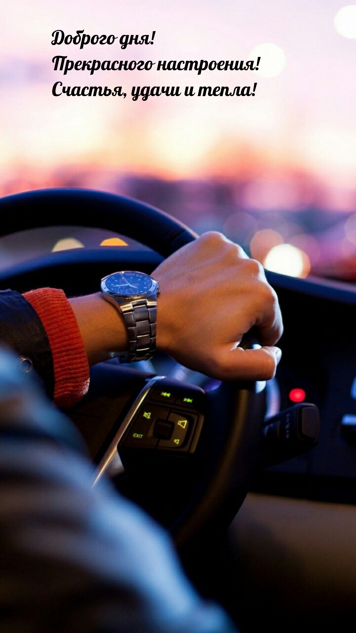 Доброго дня! Прекрасного настроения! Счастья, удачи и тепла!