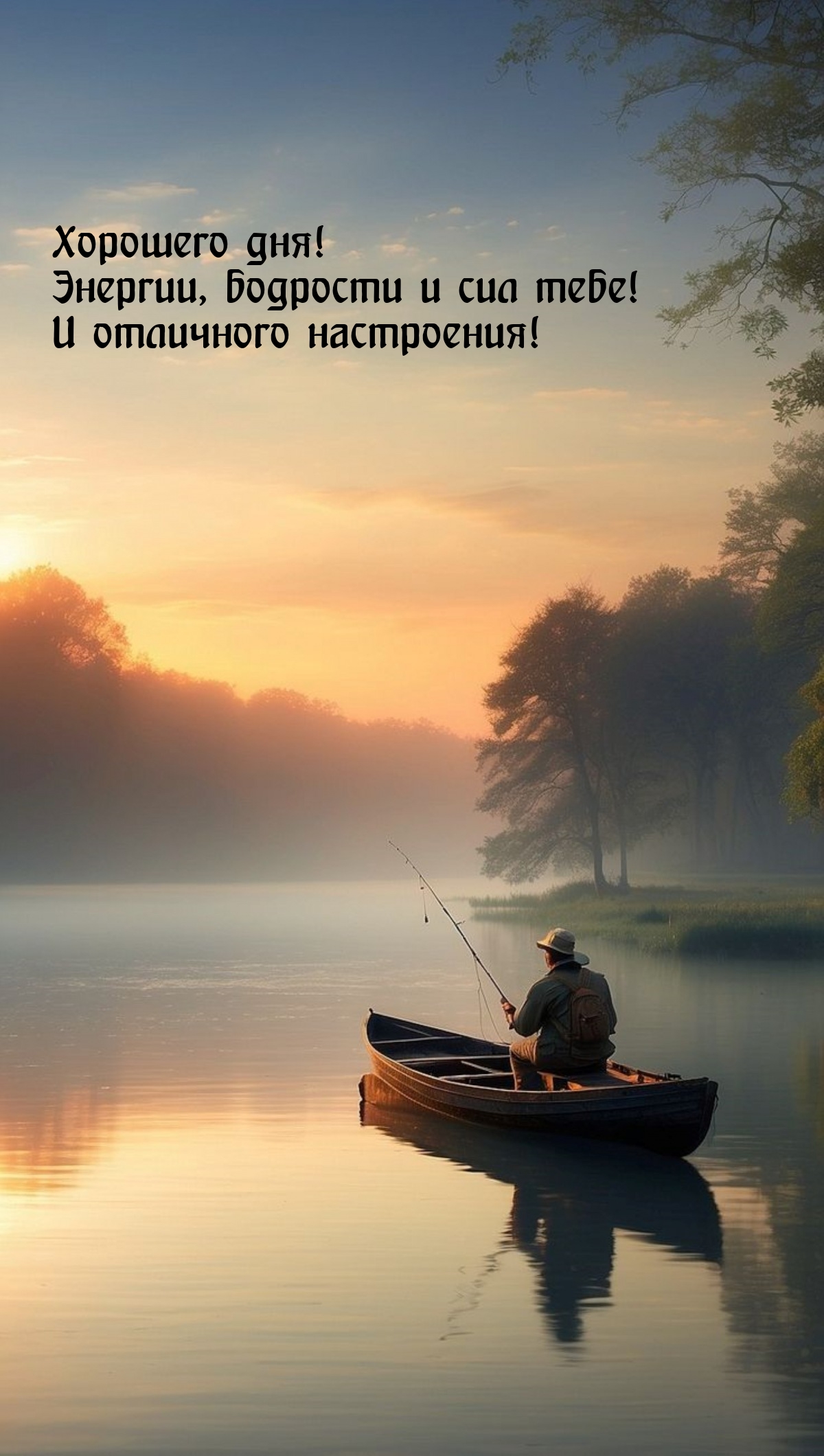 Хорошего дня! Энергии, бодрости и сил тебе!