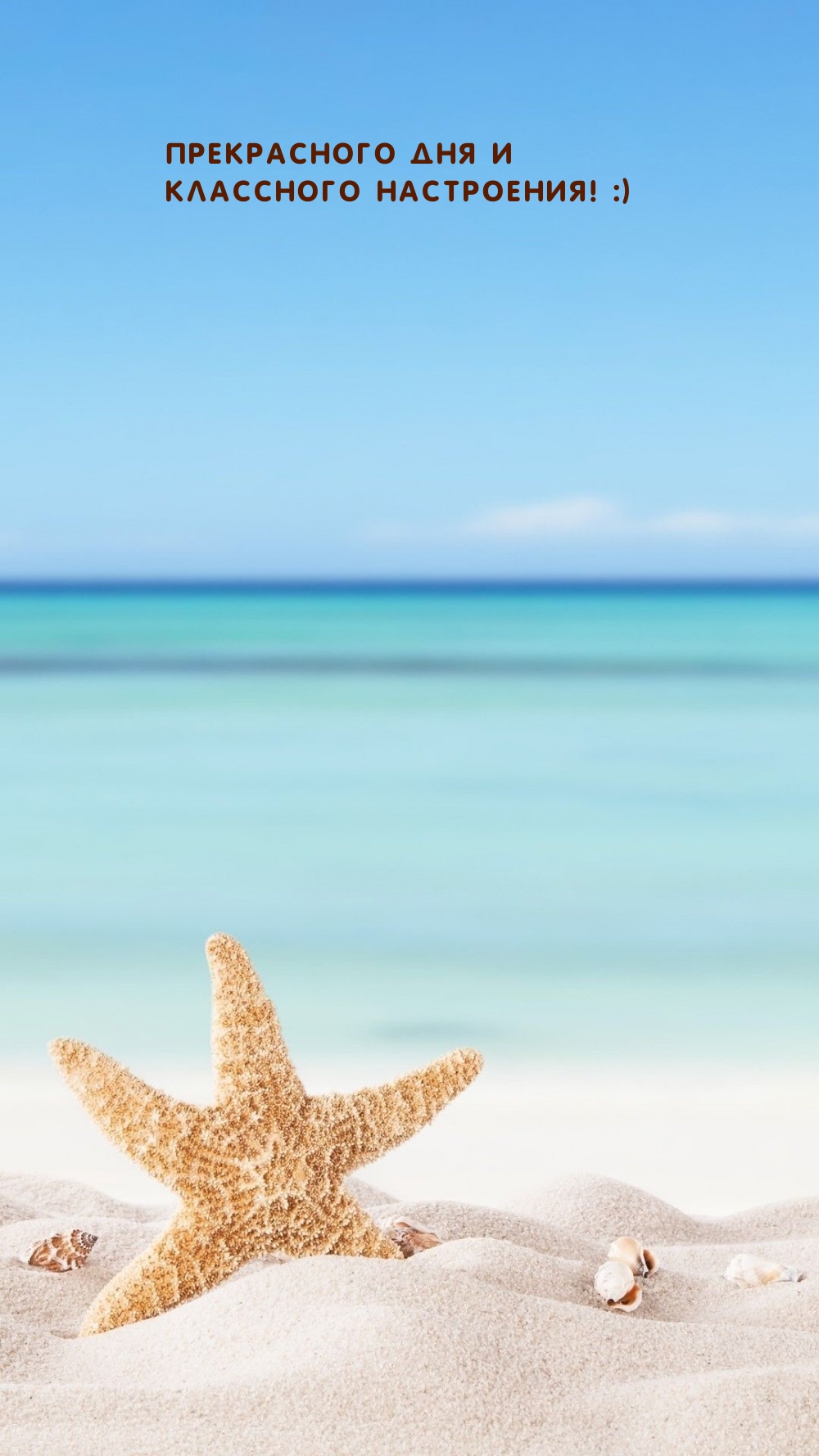 Прекрасного дня и классного настроения! :)