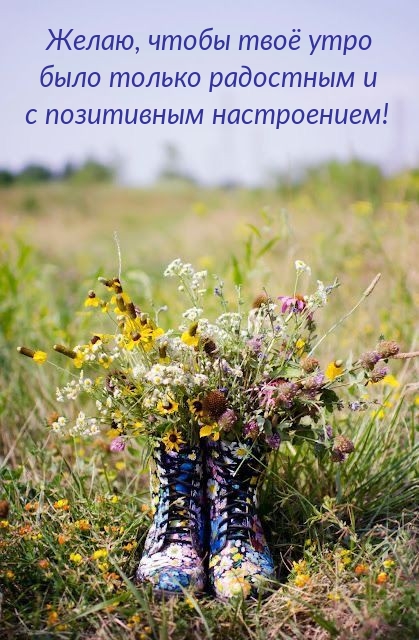 Желаю, чтобы твоё утро было только радостным 