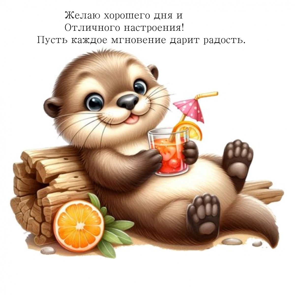 Желаю хорошего дня и отличного настроения! 