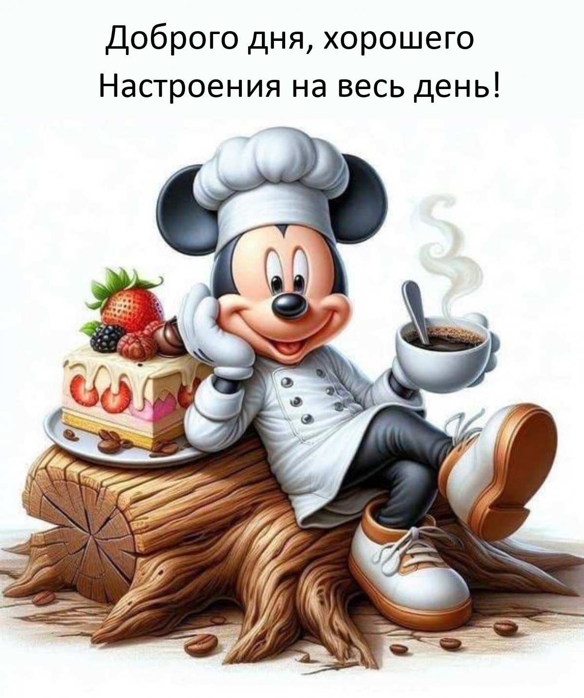 Доброго дня, хорошего настроения на весь день!