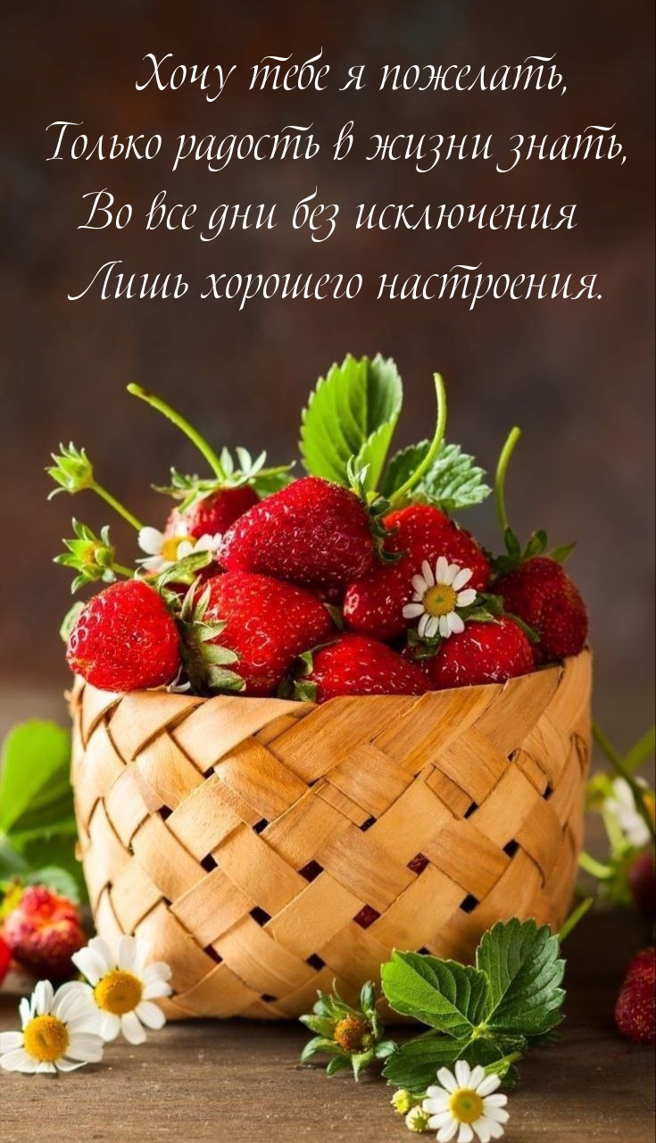 Хочу тебе я пожелать, только радость в жизни знать