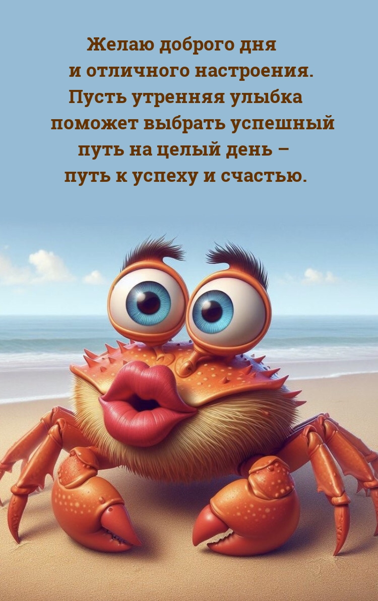 Желаю доброго дня и отличного настроения.