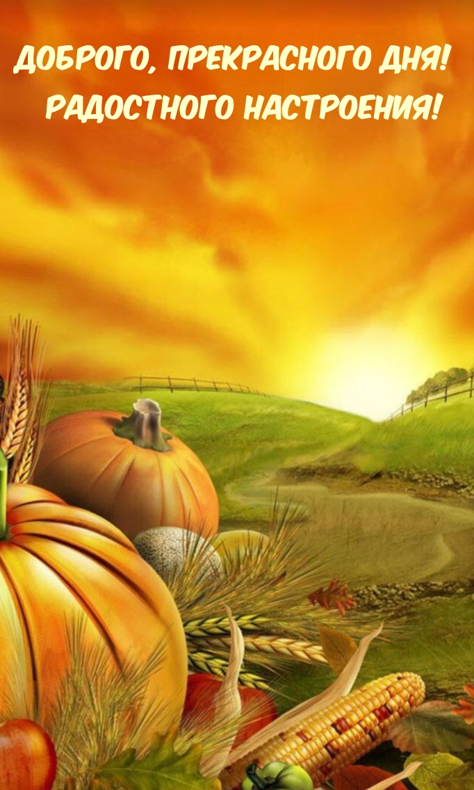 Доброго, прекрасного дня! Радостного настроения!