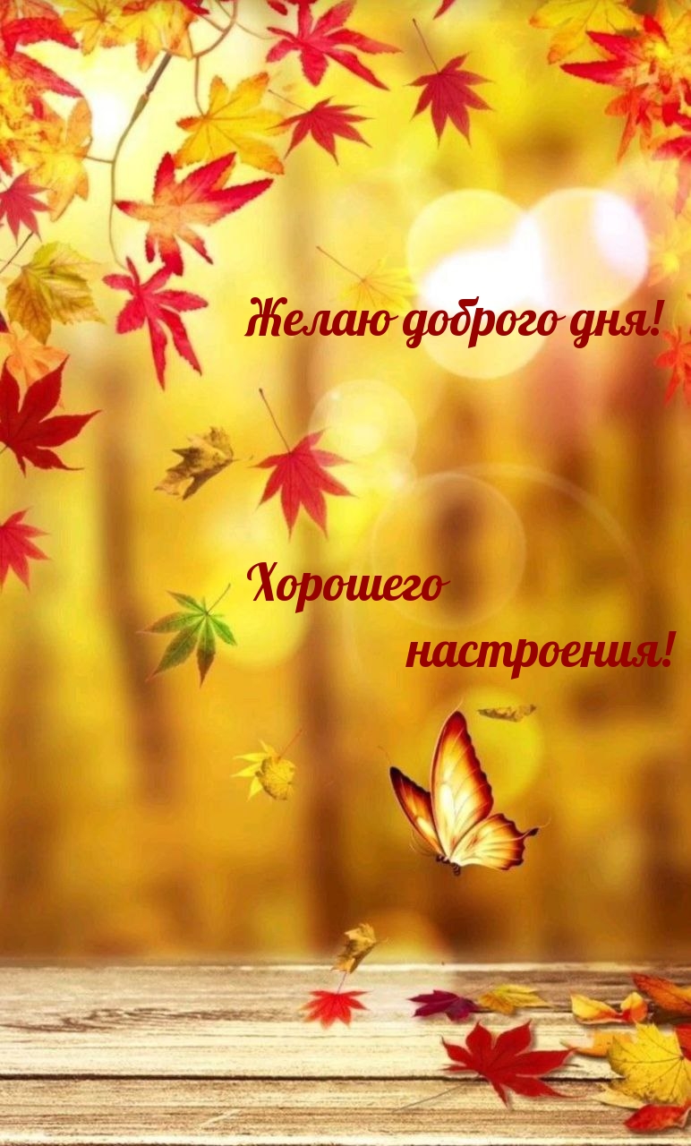 Желаю доброго дня! Хорошего настроения!