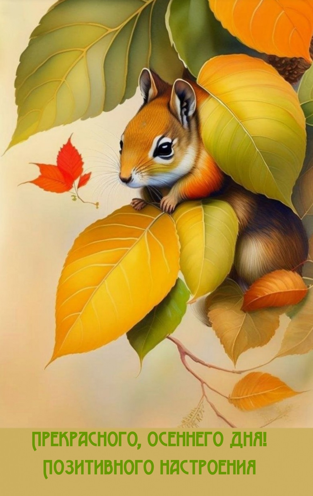 Прекрасного, осеннего дня! Позитивного настроения