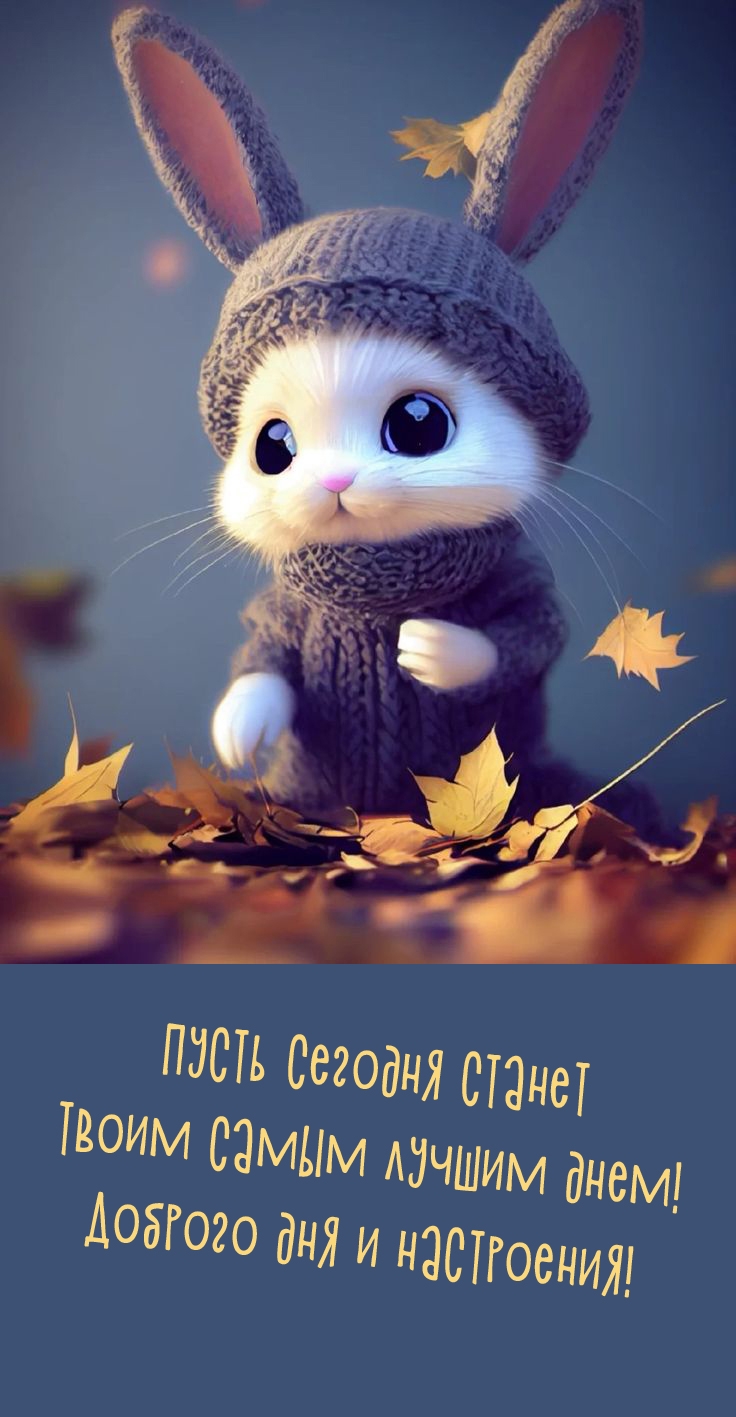 Пусть сегодня станет самым лучшим днем! Доброго дня и настроения!