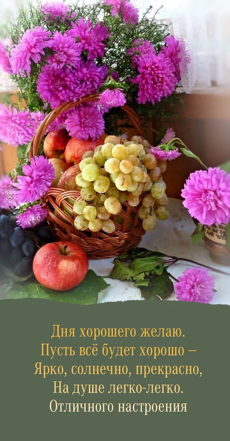 Дня хорошего желаю. Пусть всё будет хорошо — ярко, солнечно 