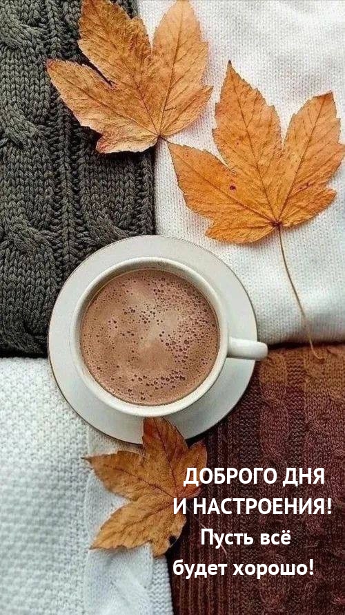 Доброго дня и настроения! Пусть всё будет хорошо!