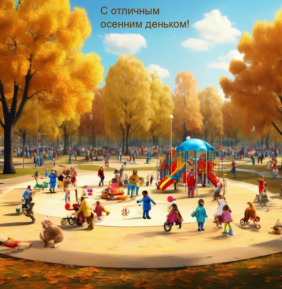 С отличным осенним деньком!