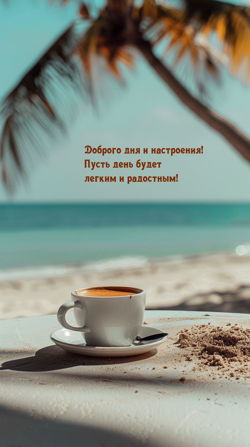Доброго дня и настроения! Пусть день будет легким и радостным!
