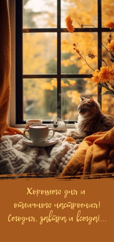 Хорошего дня и отличного настроения! Сегодня, завтра и всегда!...