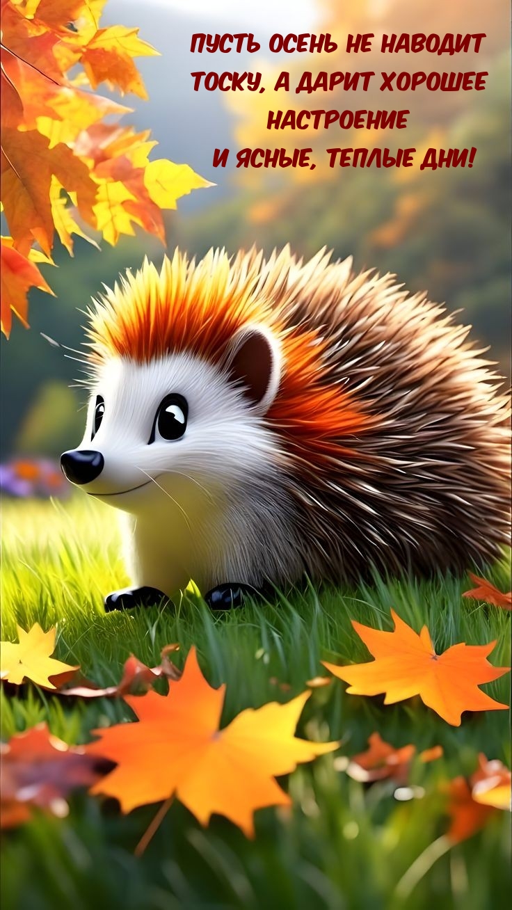 Пусть осень не наводит тоску, а дарит хорошее настроение 