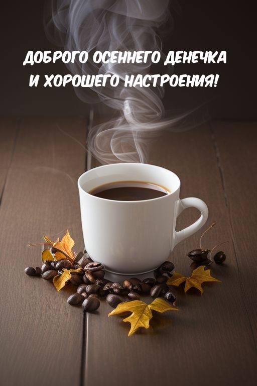 Доброго осеннего денечка и хорошего настроения!