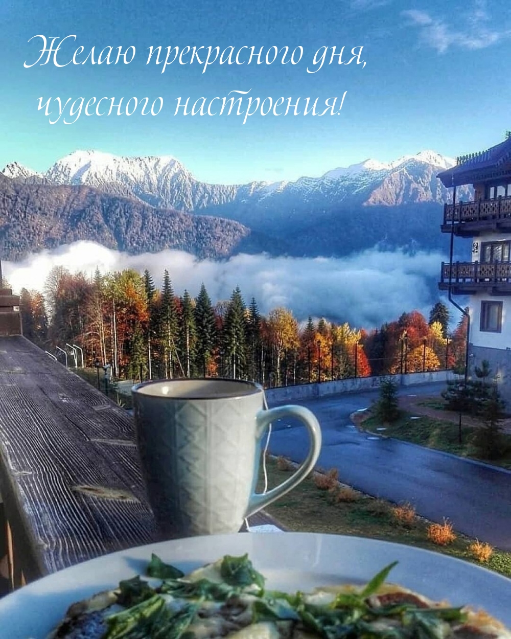 Желаю прекрасного дня, чудесного настроения!
