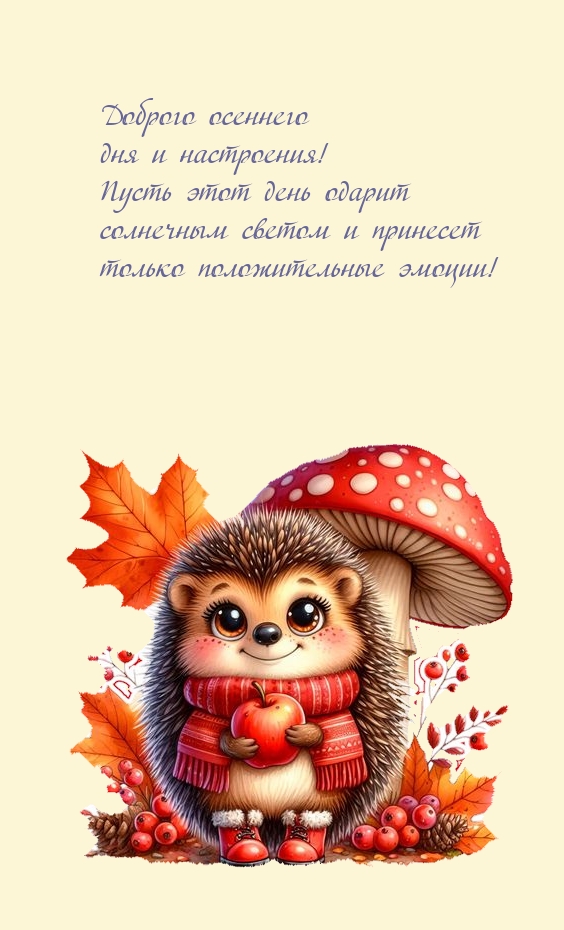 Доброго настроения! Пусть день одарит солнечным светом