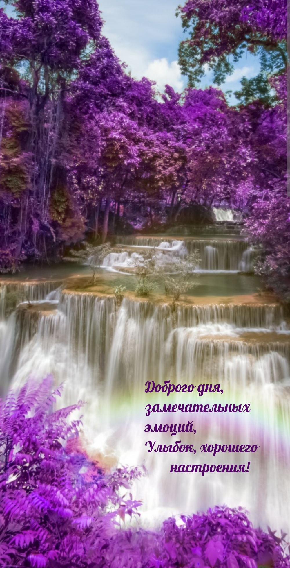 Доброго дня, замечательных эмоций, улыбок, хорошего настроения!