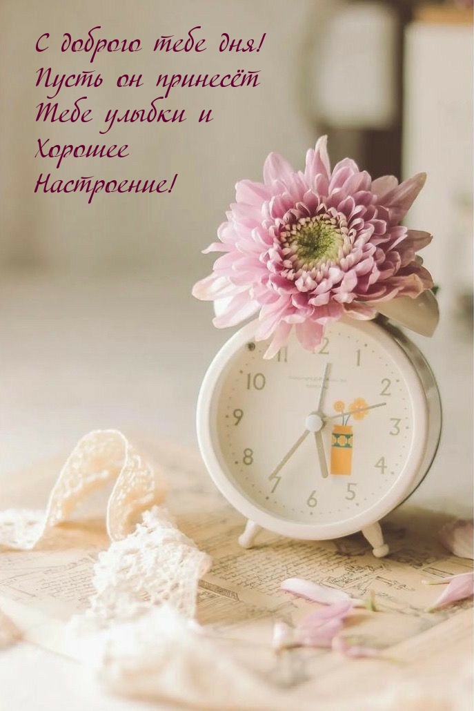 С доброго тебе дня! Пусть он принесёт тебе улыбки