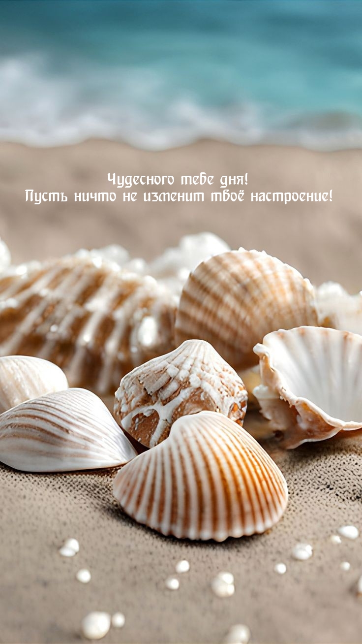 Чудесного тебе дня! Пусть ничто не изменит твоё настроение!