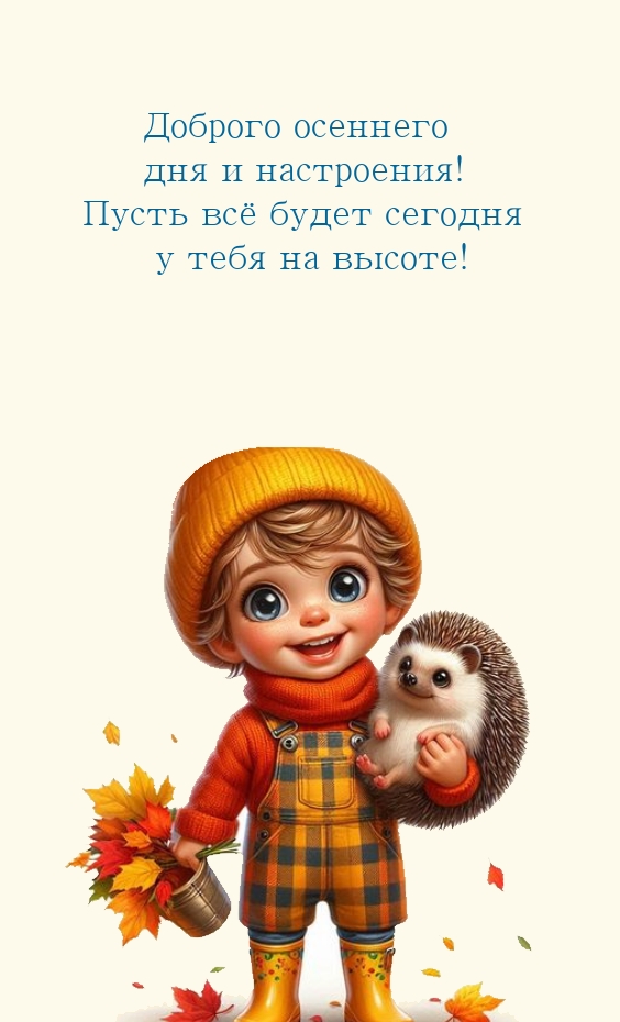 Доброго осеннего дня и настроения!