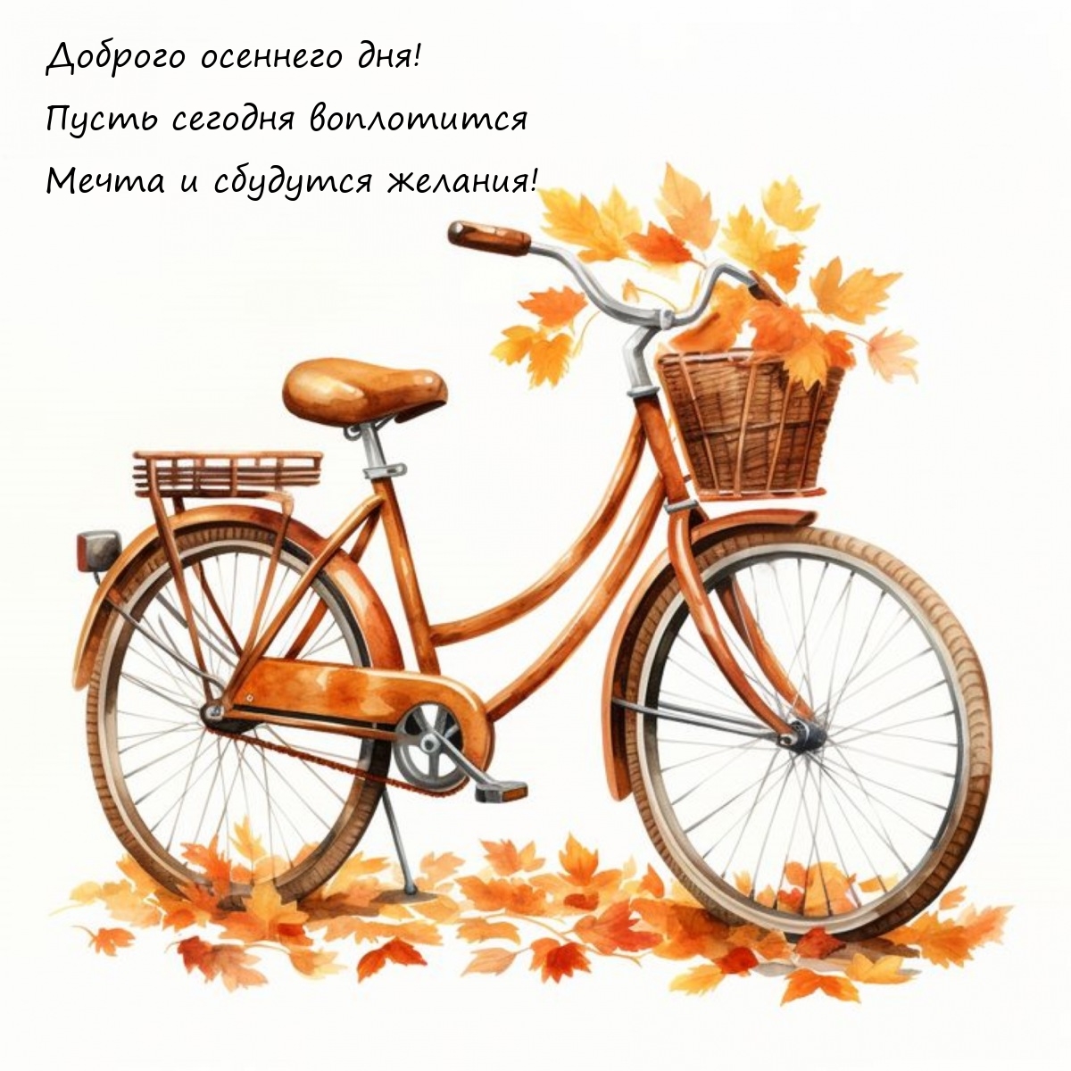 Доброго осеннего дня! Пусть сегодня воплотится мечта 
