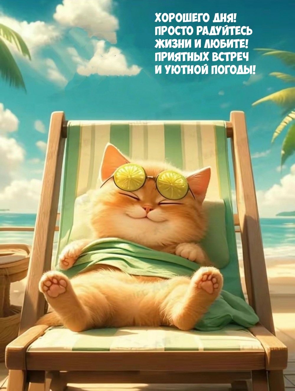 Хорошего дня! Просто радуйтесь жизни и любите!