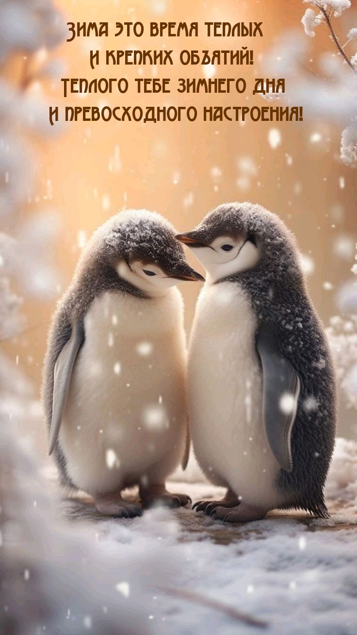 Теплого тебе зимнего дня и превосходного настроения!