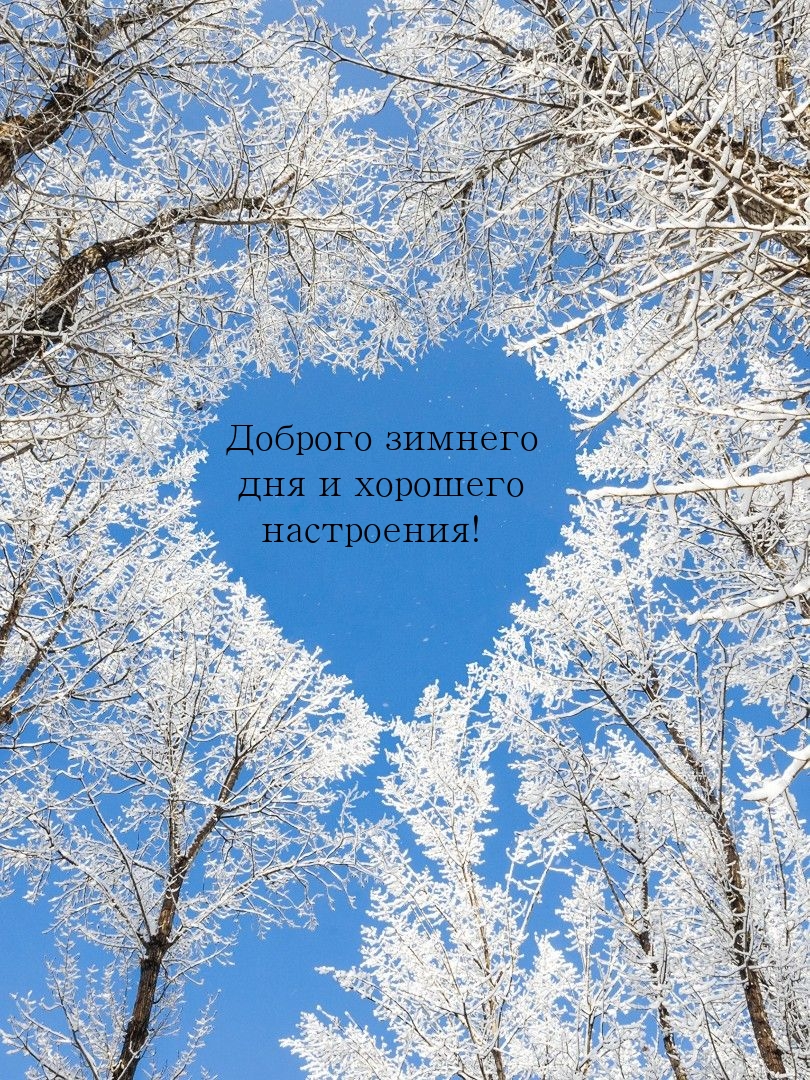 Доброго зимнего дня и хорошего настроения!