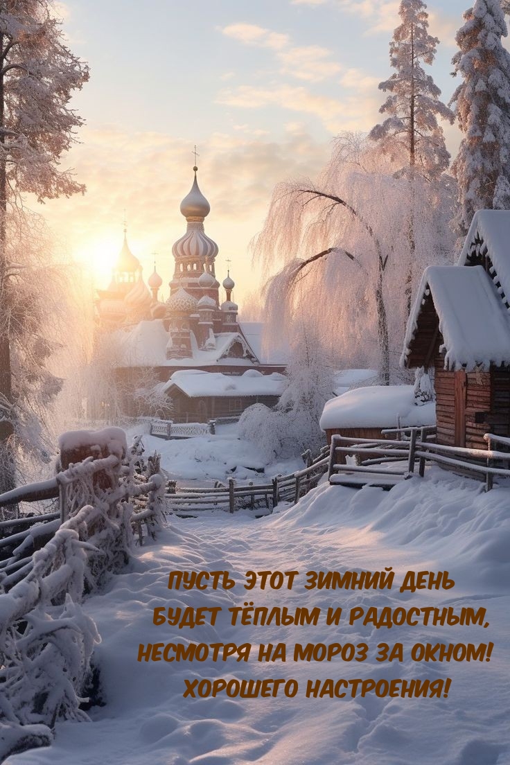 Пусть этот зимний день будет тёплым и радостным