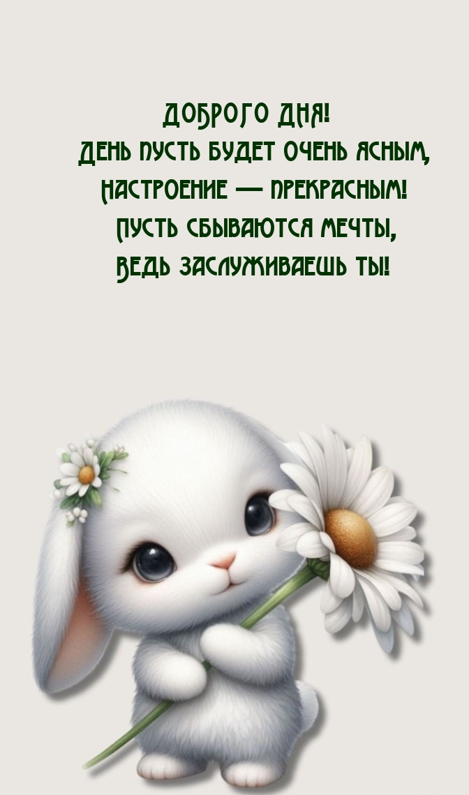 Доброго дня! День пусть будет очень ясным