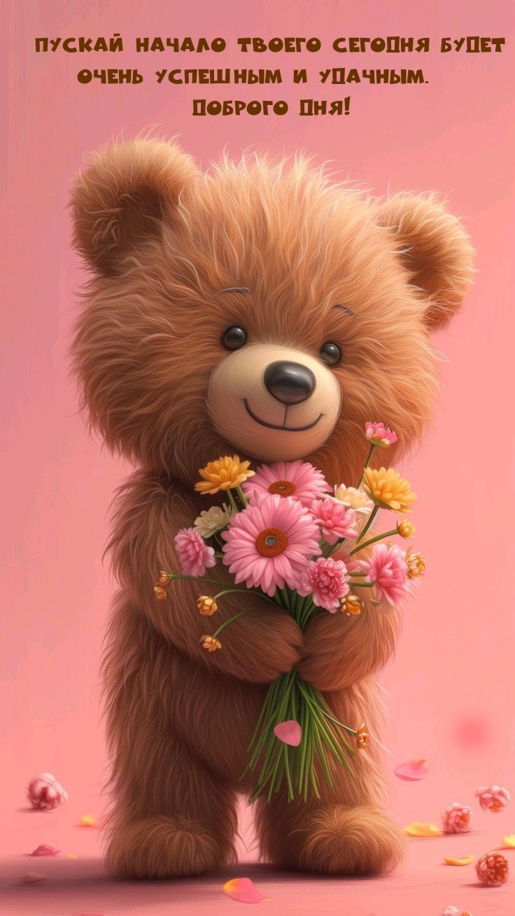 Пускай начало твоего сегодня будет очень успешным и удачным.