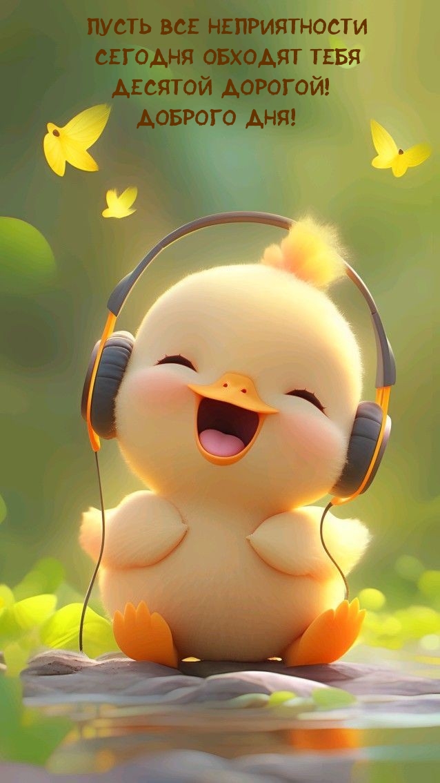 Пусть все неприятности сегодня обходят тебя десятой дорогой!