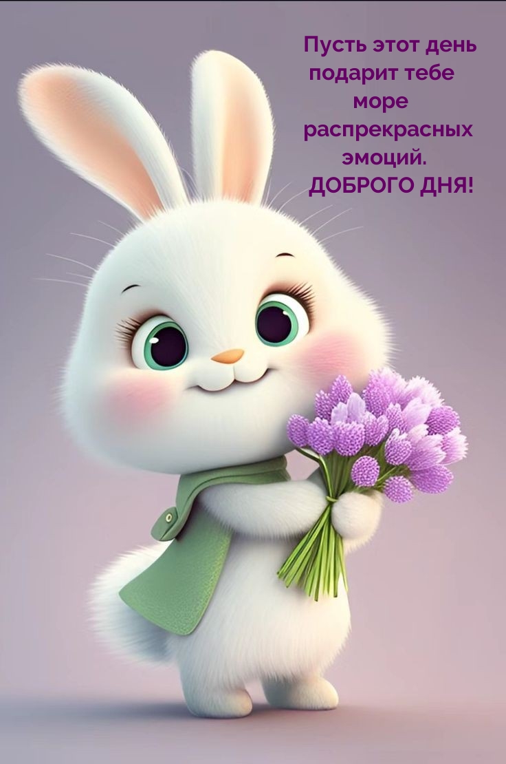 Пусть этот день подарит тебе море распрекрасных эмоций.