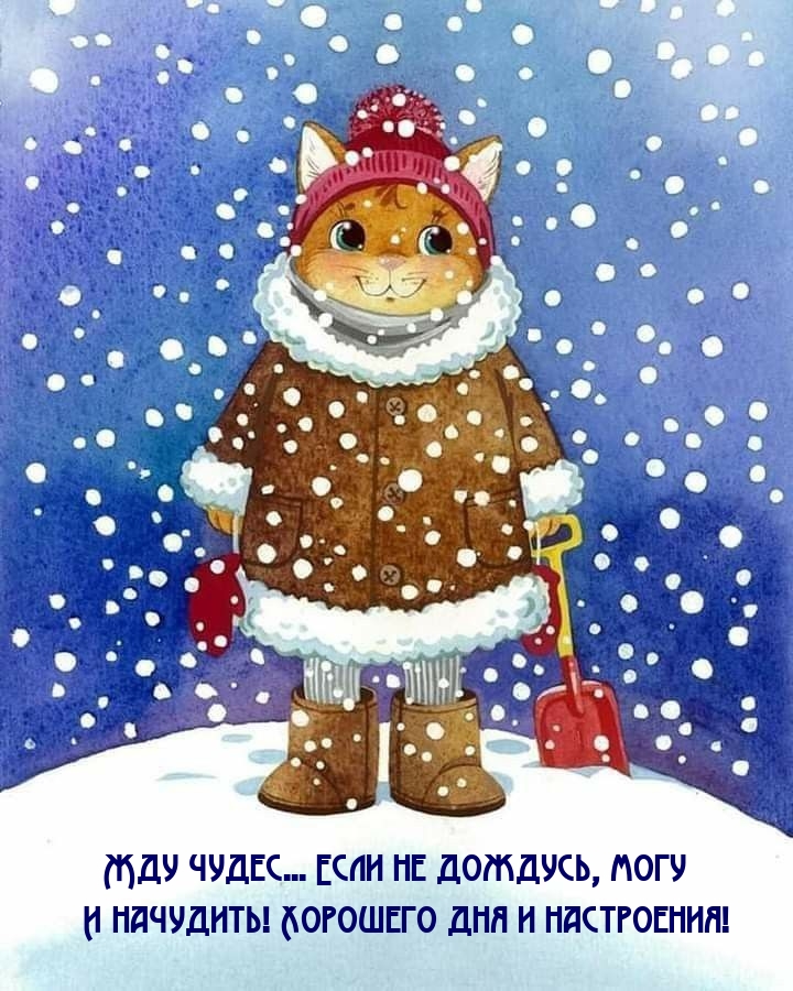 Жду чудес... Если не дождусь, могу и начудить! Хорошего дня и настроения!