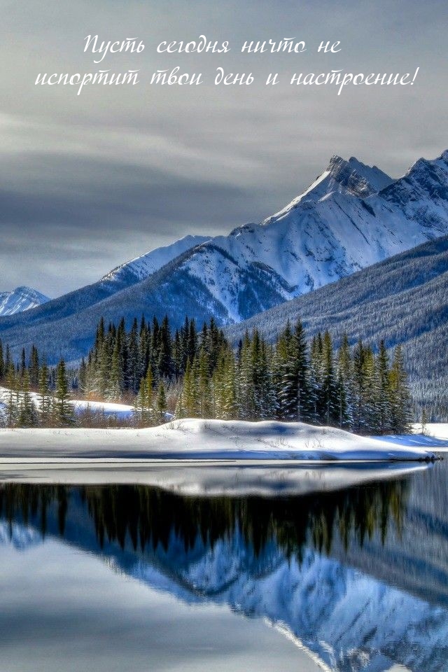 Пусть сегодня ничто не испортит твои день и настроение!