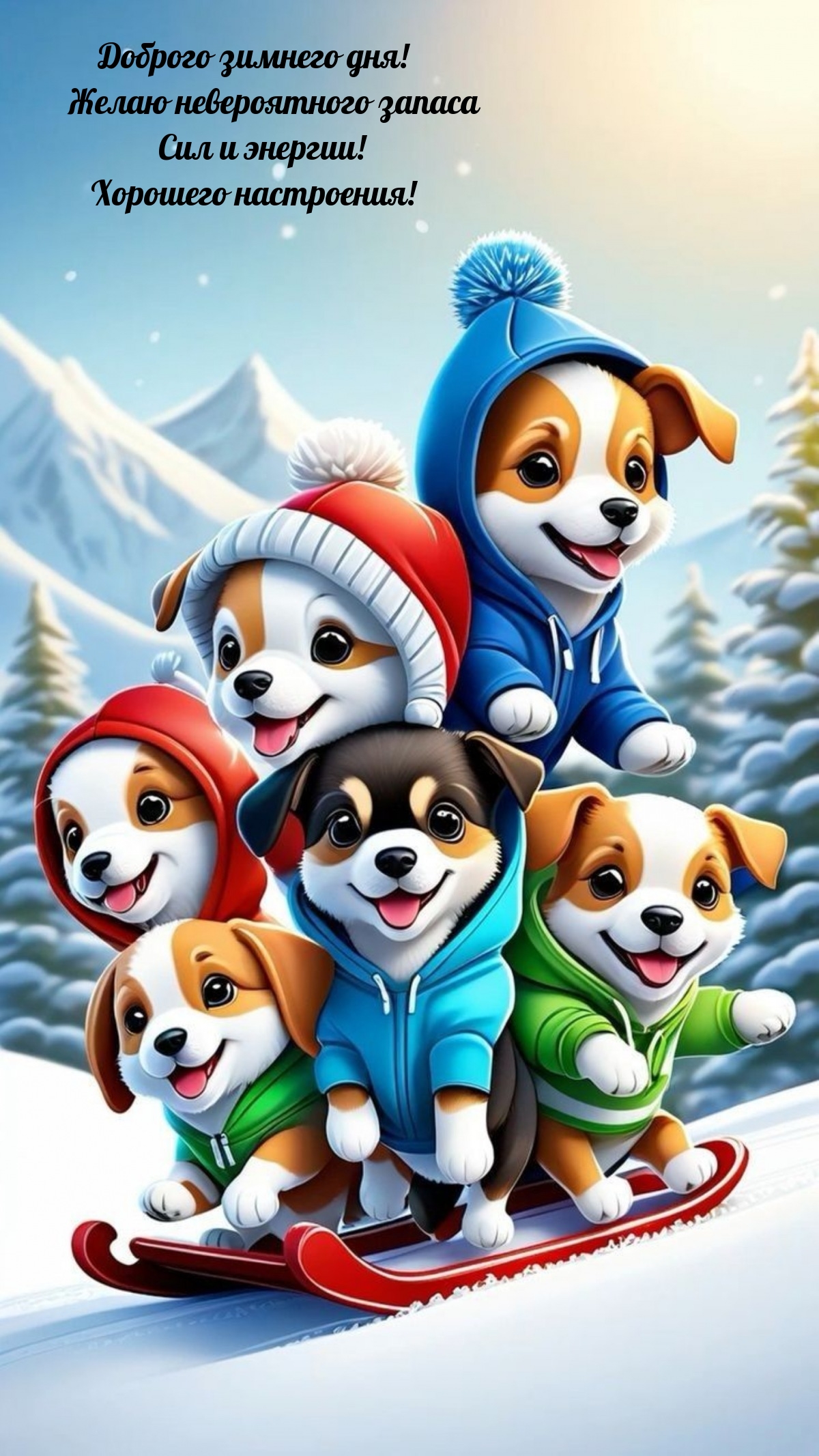 Желаю невероятного запаса сил и энергии! Хорошего настроения!