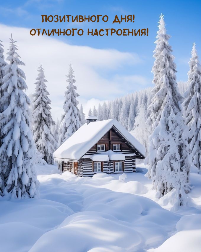 Позитивного дня! Отличного настроения!