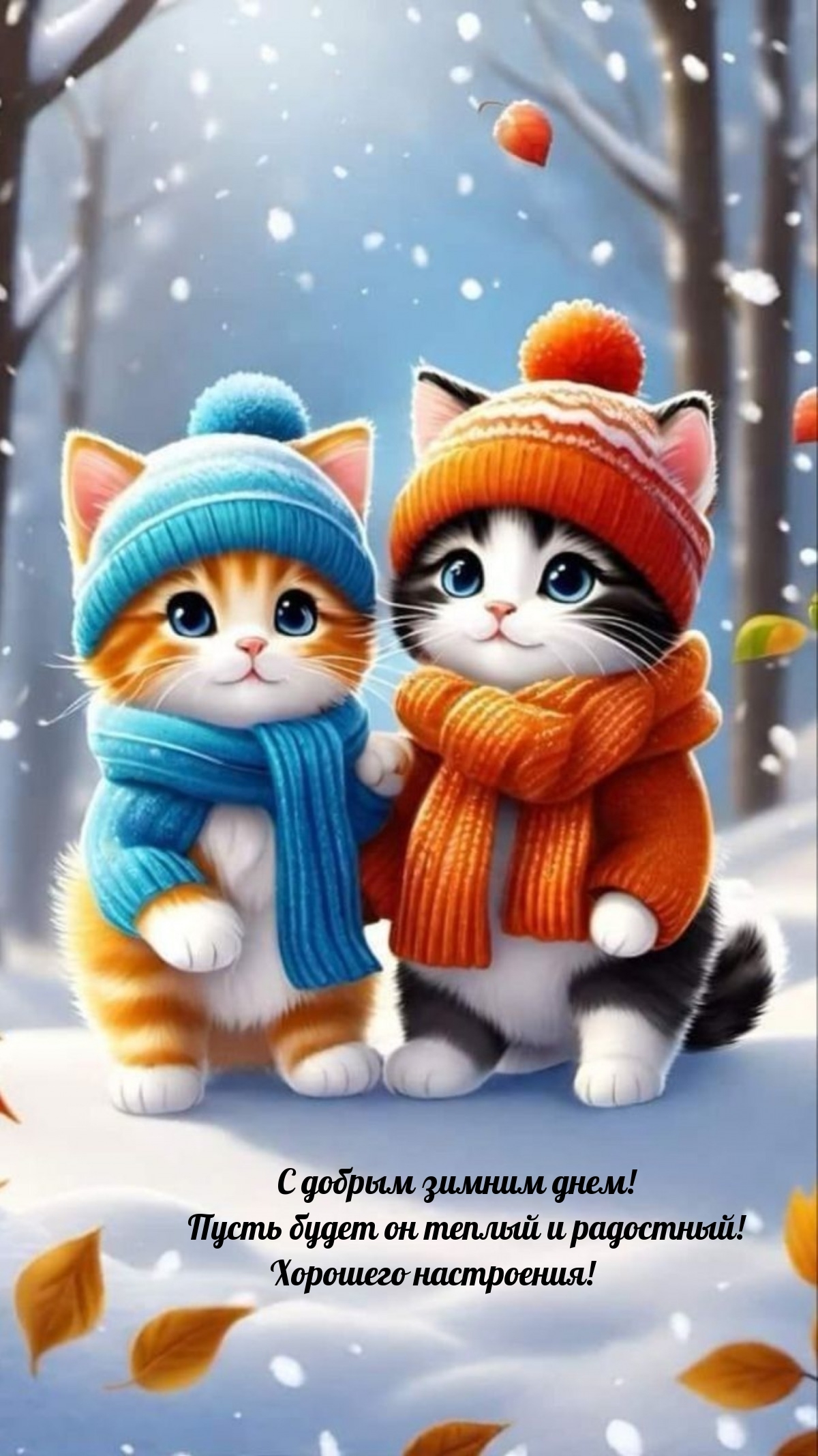 С добрым зимним днем! Пусть будет он теплый и радостный!