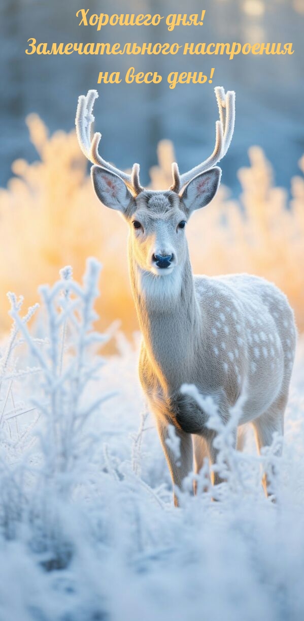 Хорошего дня! Замечательного настроения на весь день!