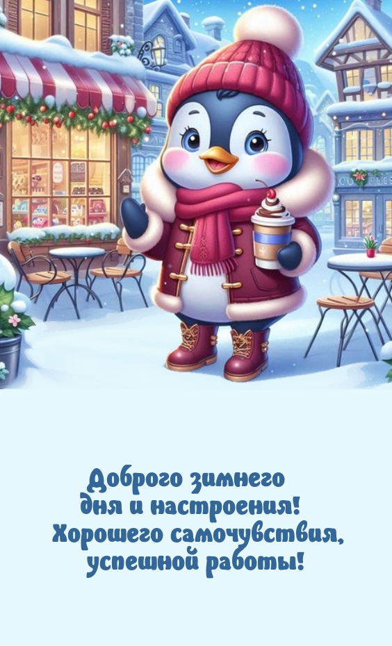 Доброго зимнего дня и настроения! Хорошего самочувствия