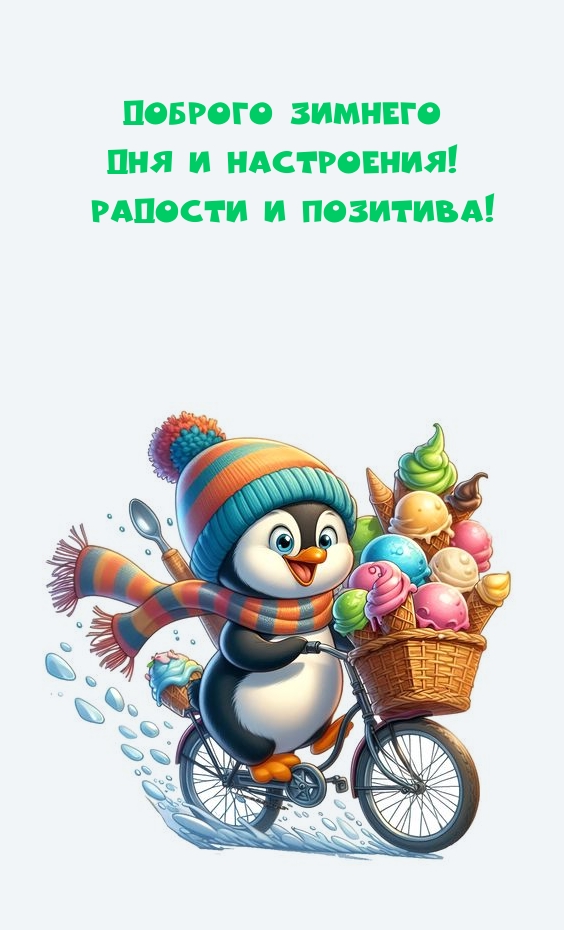 Доброго зимнего дня и настроения! Радости и позитива!