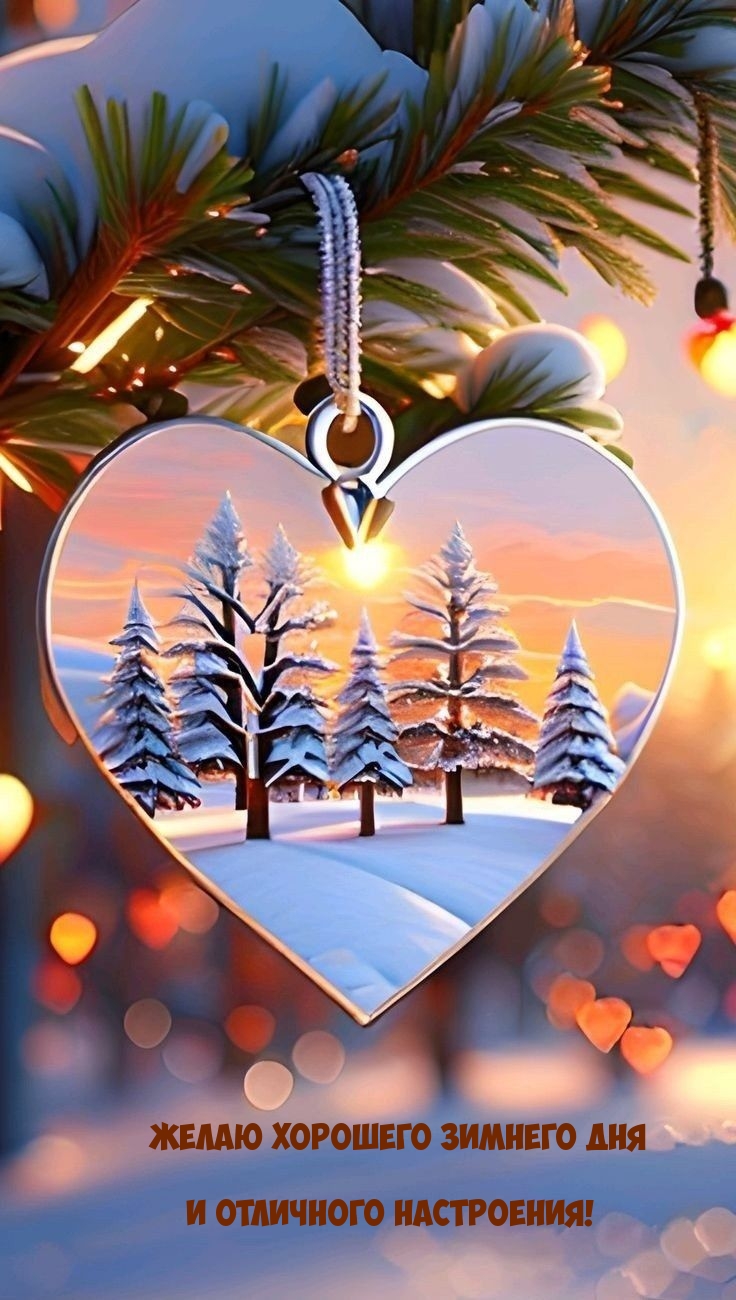 Желаю хорошего зимнего дня и отличного настроения!