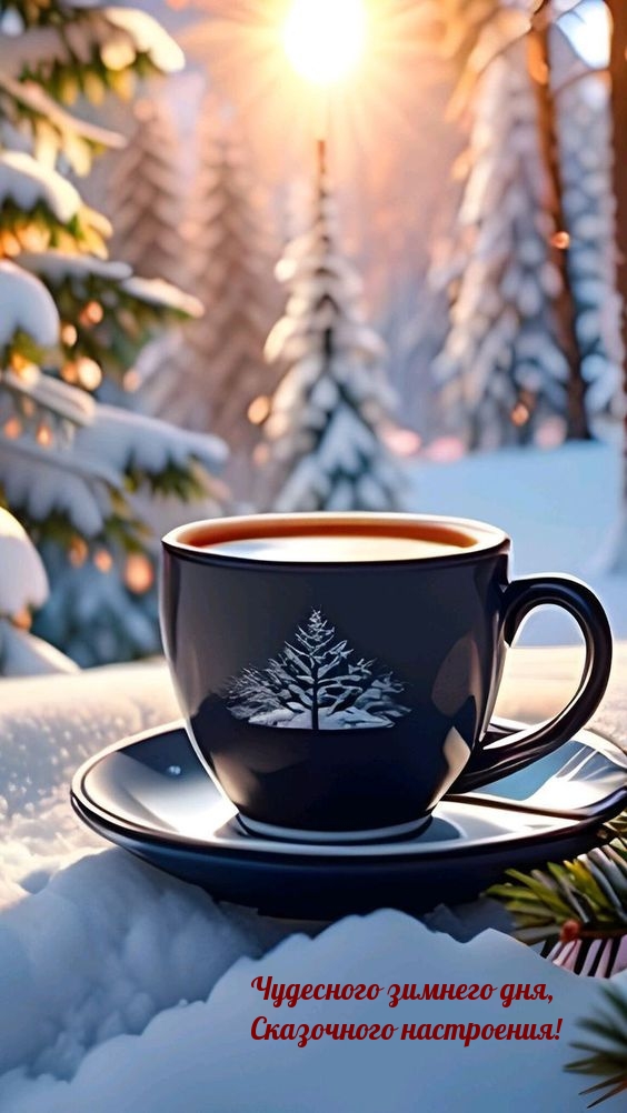 Чудесного зимнего дня, сказочного настроения!