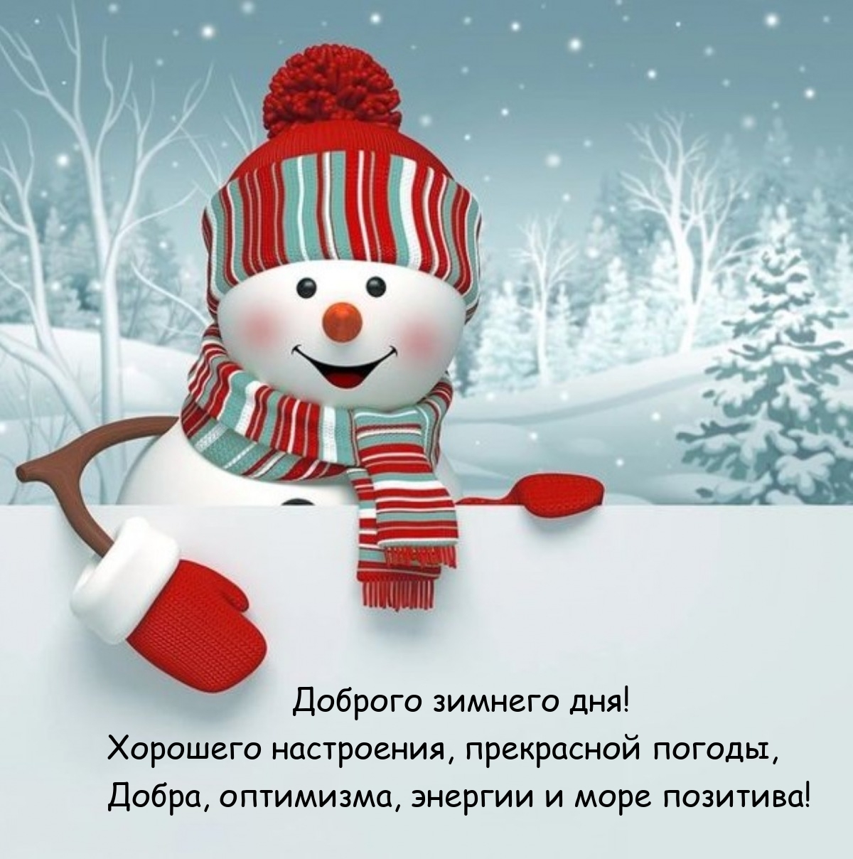 Доброго зимнего дня! Хорошего настроения, прекрасной погоды