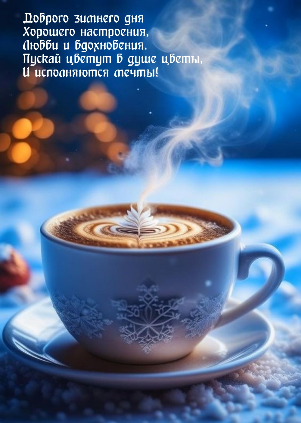 Доброго зимнего дня хорошего настроения, любви и вдохновения