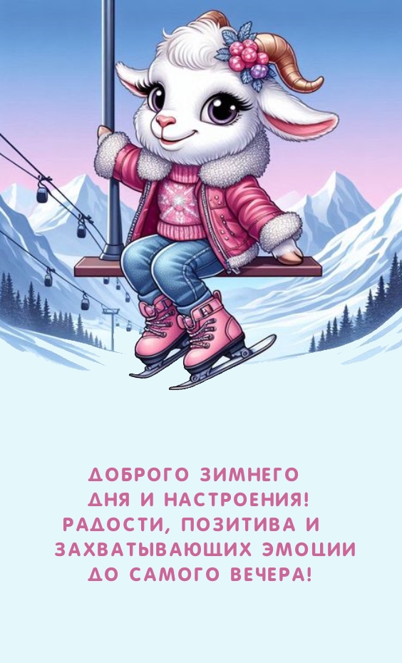 Доброго зимнего дня и настроения! Радости, позитива