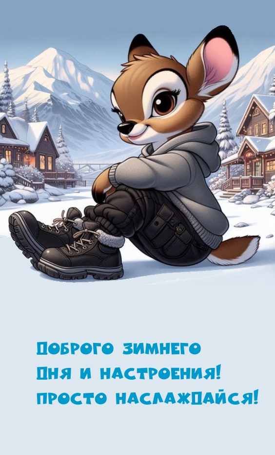 Доброго зимнего дня и настроения! Просто наслаждайся!