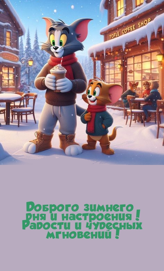 Доброго зимнего дня и настроения! Радости и чудесных мгновений!