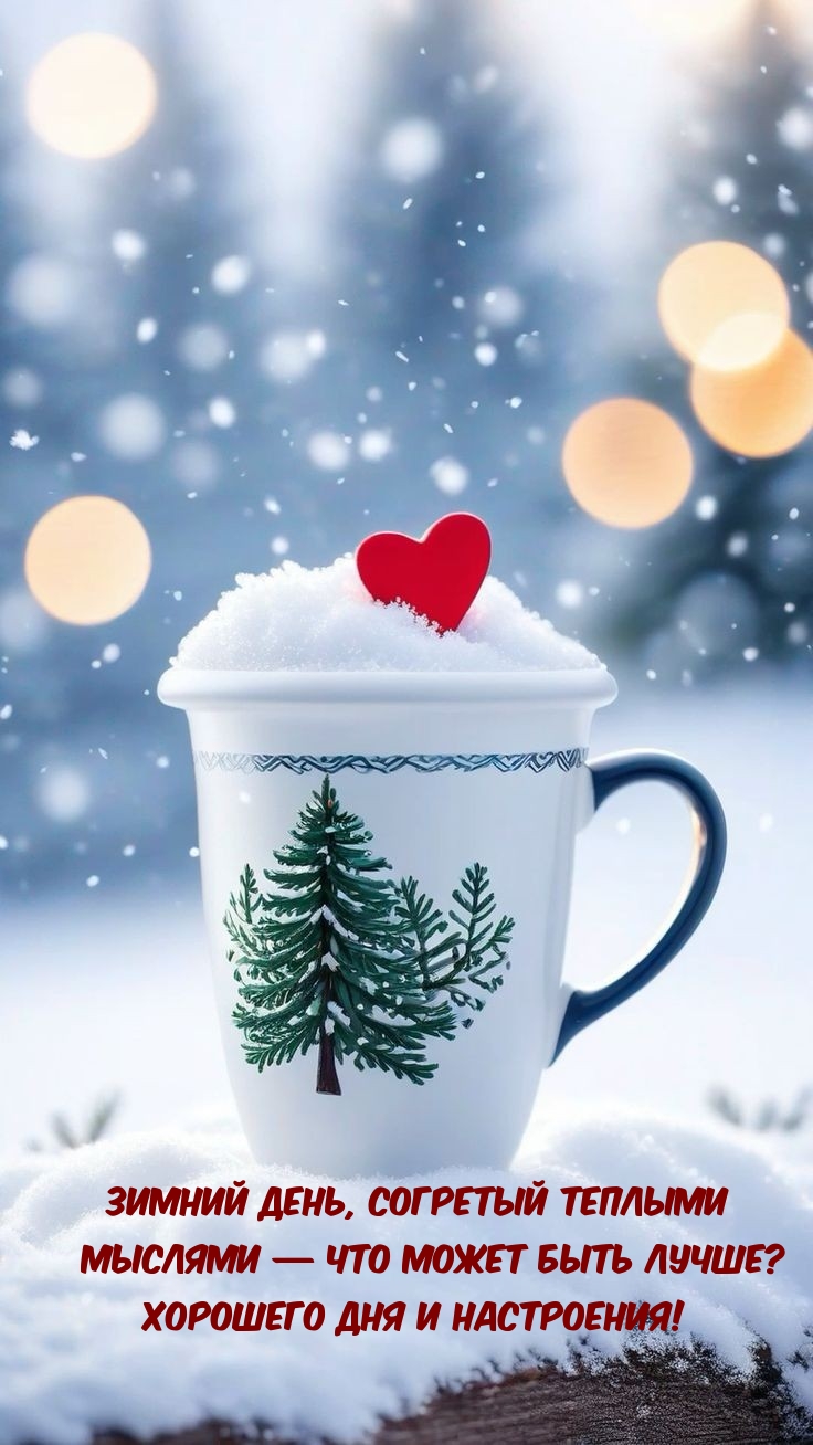 Зимний день, согретый теплыми мыслями — что может быть лучше?